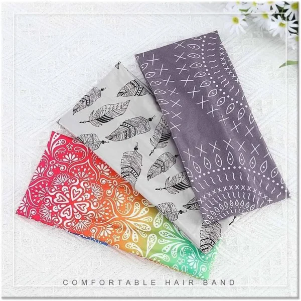 3 Stuks - Bohemian Elastische Haarbanden - Hoofdbanden - Comfortabel en Trendy - Zacht En Herbruikbaar - 51Dnspod | Smaakvolle damp – Verzendkosten vrij vanaf 40€