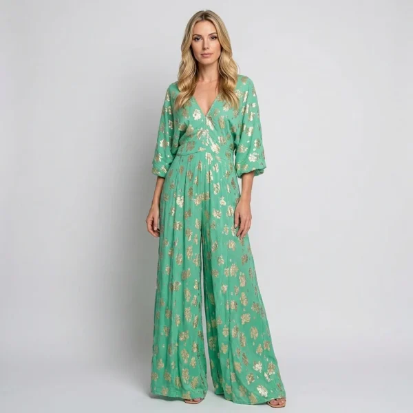 Bohemian Jumpsuit met Print - 51Dnspod | Smaakvolle damp – Verzendkosten vrij vanaf 40€