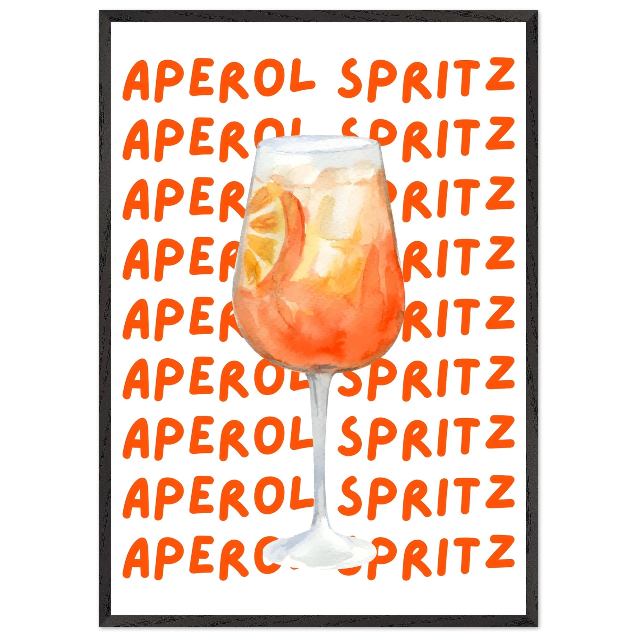 Artfulprints Poster met Lijst Aperol Spritz - Written behind the glass - 70x100 cm - Oranje - 51Dnspod | Smaakvolle damp – Verzendkosten vrij vanaf 40€ Artfulprints Poster met Lijst Aperol Spritz - Written behind the glass - 70x100 cm - Oranje - 51Dnspod | Smaakvolle damp – Verzendkosten vrij vanaf 40€
