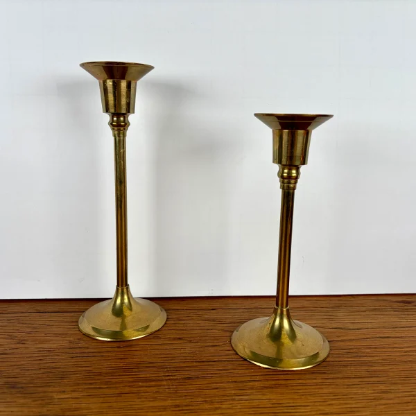 2 vintage messing kandelaars - 51Dnspod | Smaakvolle damp – Verzendkosten vrij vanaf 40€