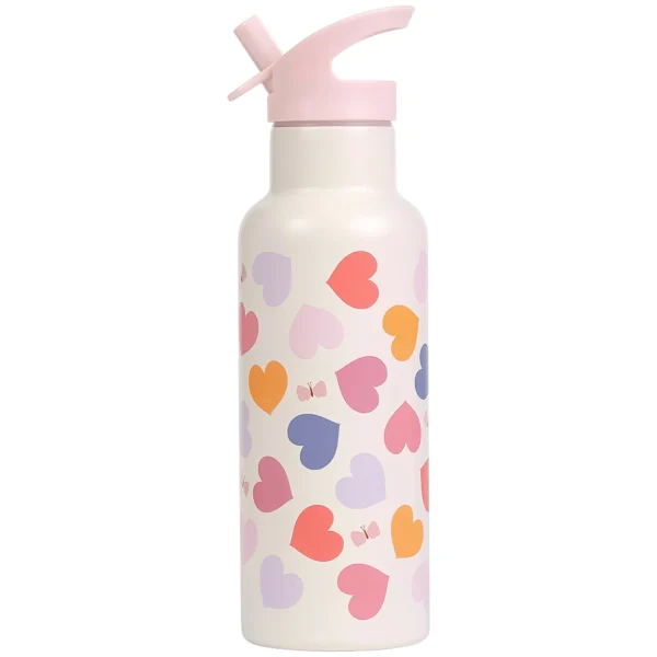 a little lovely company rvs drinkfles - hartjes - 500 ml - 51Dnspod | Smaakvolle damp – Verzendkosten vrij vanaf 40€