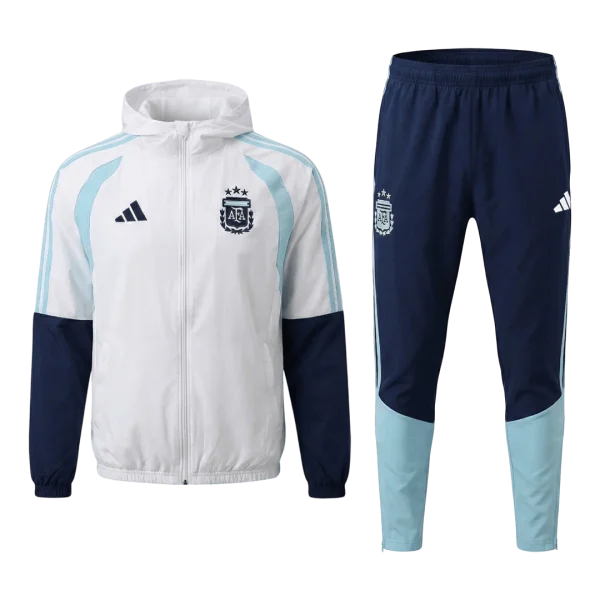 Argentinië Trainingsjack Set(top+broek) 2026 White - 51Dnspod | Smaakvolle damp – Verzendkosten vrij vanaf 40€