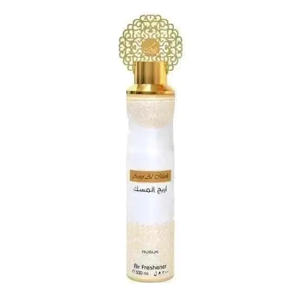 Areej al Musk roomspray by Nusuk - 51Dnspod | Smaakvolle damp – Verzendkosten vrij vanaf 40€ Areej al Musk roomspray by Nusuk - 51Dnspod | Smaakvolle damp – Verzendkosten vrij vanaf 40€