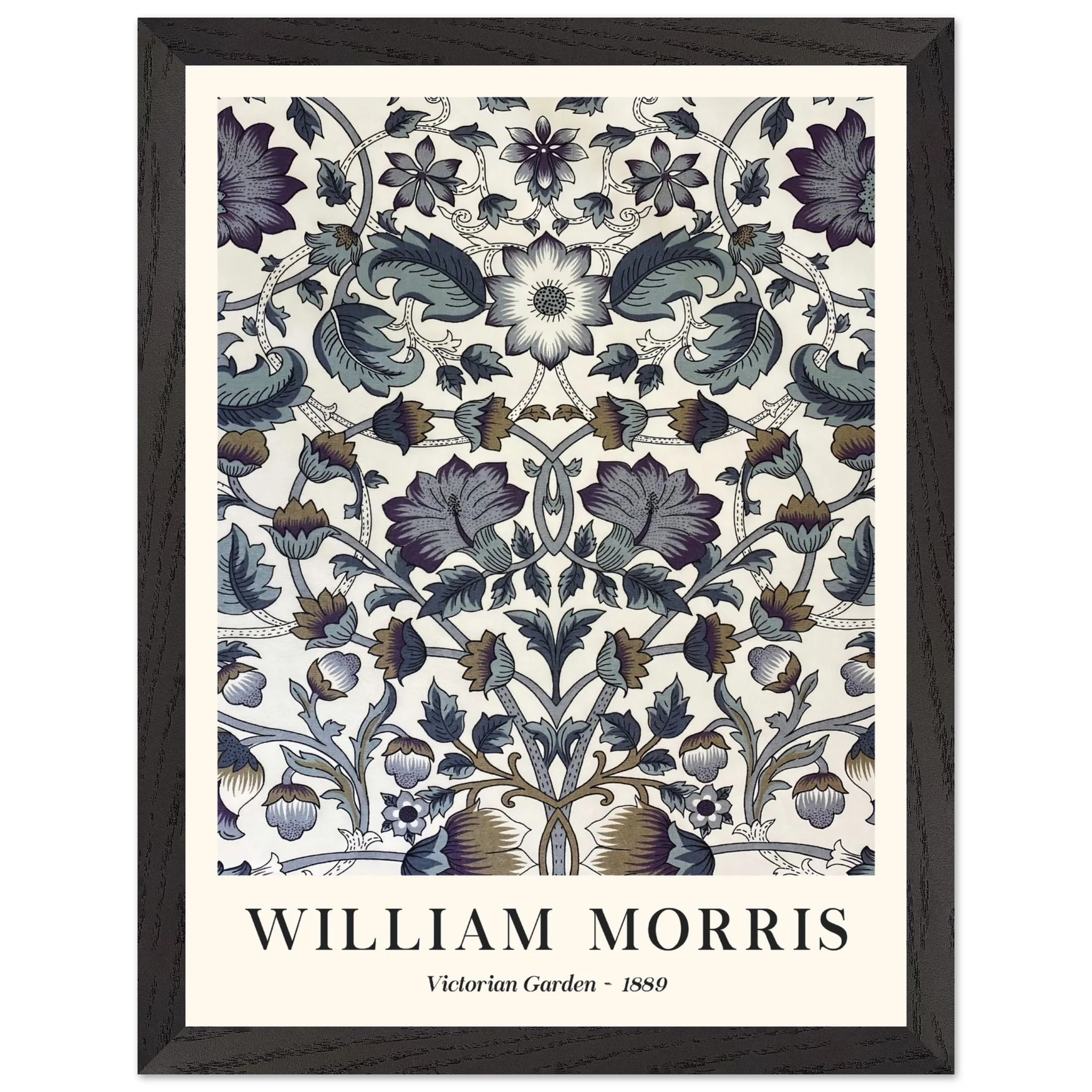 Artfulprints Poster met Lijst William Morris - Victorian garden 1889 - 30x40 cm - Grijs - 51Dnspod | Smaakvolle damp – Verzendkosten vrij vanaf 40€ Artfulprints Poster met Lijst William Morris - Victorian garden 1889 - 30x40 cm - Grijs - 51Dnspod | Smaakvolle damp – Verzendkosten vrij vanaf 40€