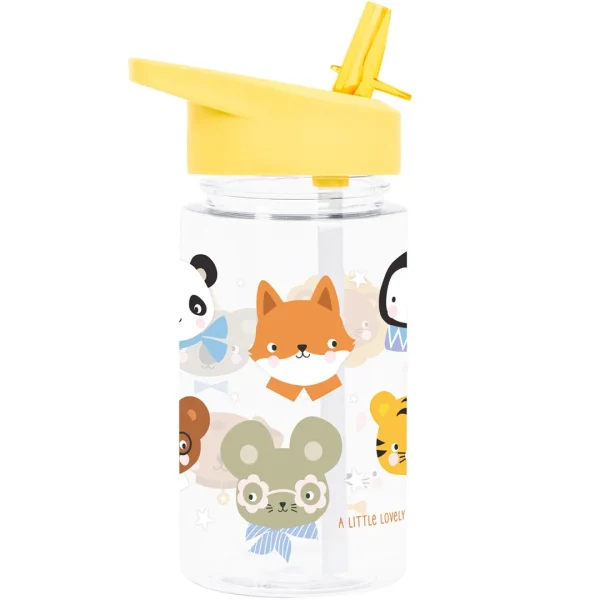 a little lovely company drinkfles met rietje - dierenvrienden - 450 ml - 51Dnspod | Smaakvolle damp – Verzendkosten vrij vanaf 40€