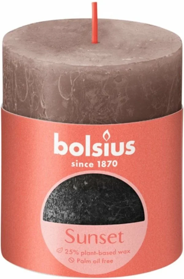 Bolsius Fading Stompkaars karamel zwart 80x68 mm - 51Dnspod | Smaakvolle damp – Verzendkosten vrij vanaf 40€