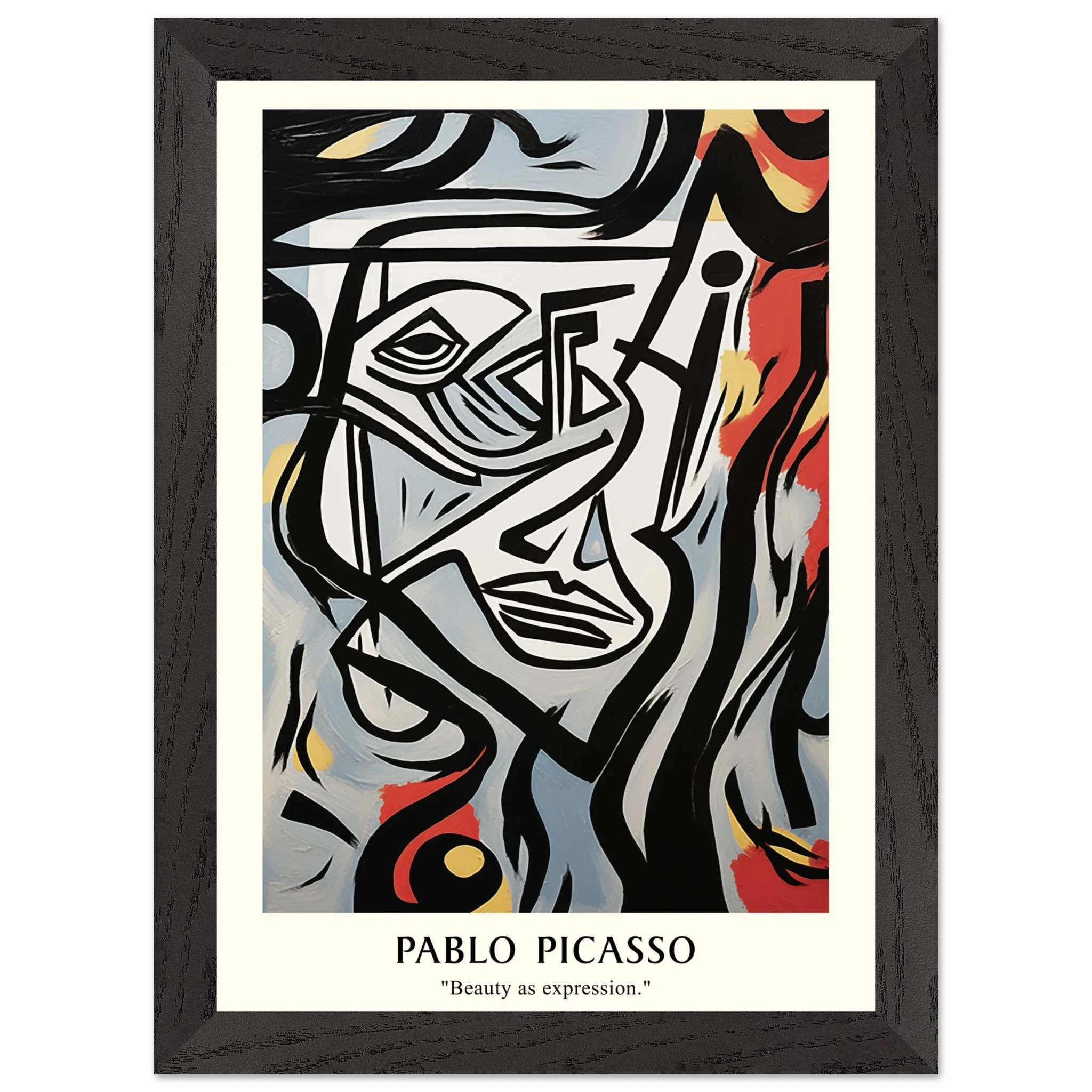 Artfulprints Poster met Lijst Pablo Picasso - Beauty as expression - A4 21x29.7 cm - Meerkleurig - 51Dnspod | Smaakvolle damp – Verzendkosten vrij vanaf 40€ Artfulprints Poster met Lijst Pablo Picasso - Beauty as expression - A4 21x29.7 cm - Meerkleurig - 51Dnspod | Smaakvolle damp – Verzendkosten vrij vanaf 40€