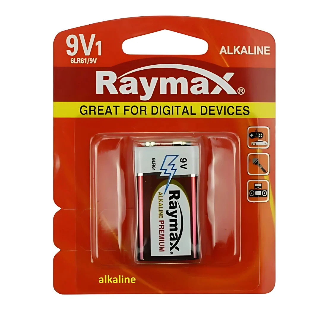 9 Volt Batterij - 6LR061 - Alkaline Raymax - 51Dnspod | Smaakvolle damp – Verzendkosten vrij vanaf 40€ 9 Volt Batterij - 6LR061 - Alkaline Raymax - 51Dnspod | Smaakvolle damp – Verzendkosten vrij vanaf 40€