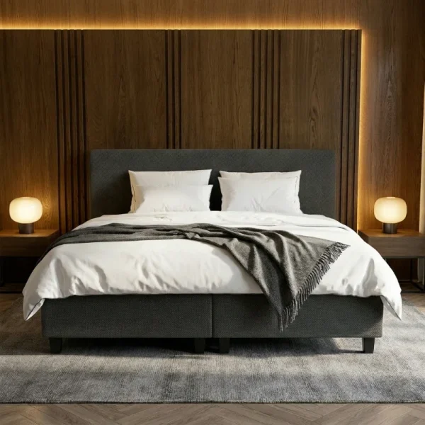 Boxspring Hotel Suite - Antraciet - 51Dnspod | Smaakvolle damp – Verzendkosten vrij vanaf 40€