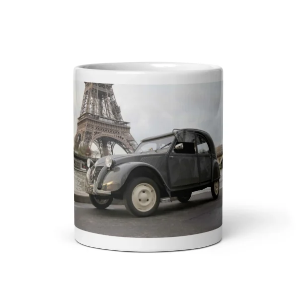 1954 2cv met Eifeltoren op achtergrond mok verkrijgbaar in verschillende maten - 51Dnspod | Smaakvolle damp – Verzendkosten vrij vanaf 40€