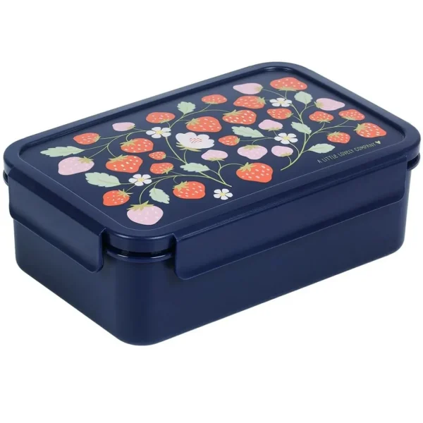 a little lovely company broodtrommel met vakjesblad - aardbeien - 51Dnspod | Smaakvolle damp – Verzendkosten vrij vanaf 40€