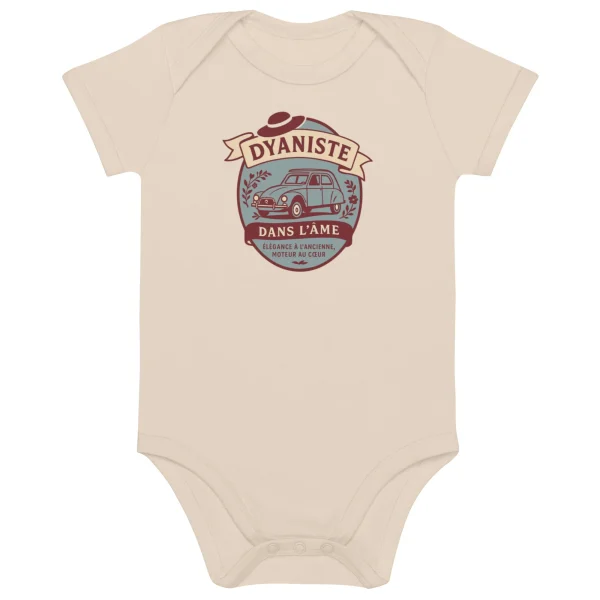 Biologische Baby Romper – Citroën Dyane “Dyaniste dans l’âme” - 51Dnspod | Smaakvolle damp – Verzendkosten vrij vanaf 40€