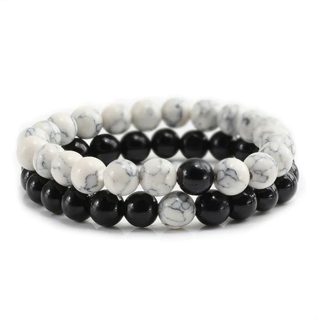 Armband Kralen | Zwart + Wit - 51Dnspod | Smaakvolle damp – Verzendkosten vrij vanaf 40€ Armband Kralen | Zwart + Wit - 51Dnspod | Smaakvolle damp – Verzendkosten vrij vanaf 40€