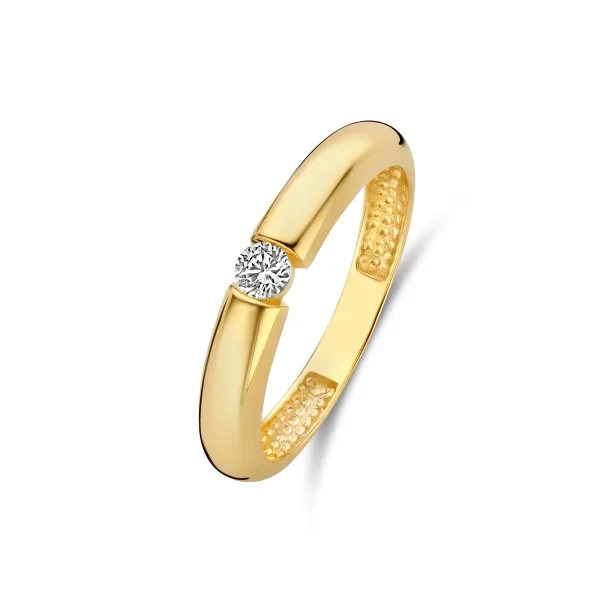 Beloro Jewels Monte Napoleone Stella 9 karat gold ring with zirconia BO330034-48 - 51Dnspod | Smaakvolle damp – Verzendkosten vrij vanaf 40€