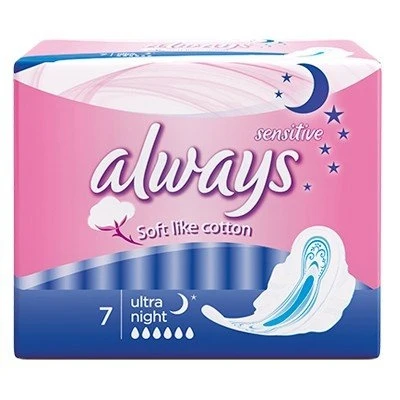 Always Maandverband Sensitive Night - 7 Stuks - 51Dnspod | Smaakvolle damp – Verzendkosten vrij vanaf 40€ Always Maandverband Sensitive Night - 7 Stuks - 51Dnspod | Smaakvolle damp – Verzendkosten vrij vanaf 40€