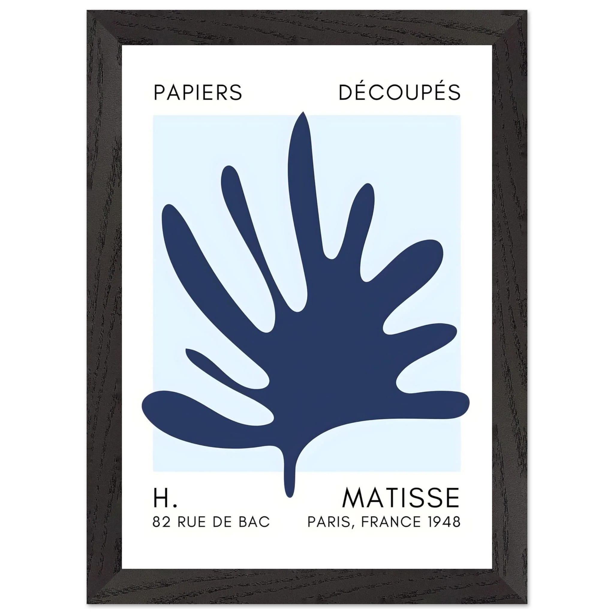 Artfulprints Poster met Lijst Matisse – Coral drift navy blue I - A4 21x29.7 cm - Blauw - 51Dnspod | Smaakvolle damp – Verzendkosten vrij vanaf 40€ Artfulprints Poster met Lijst Matisse – Coral drift navy blue I - A4 21x29.7 cm - Blauw - 51Dnspod | Smaakvolle damp – Verzendkosten vrij vanaf 40€