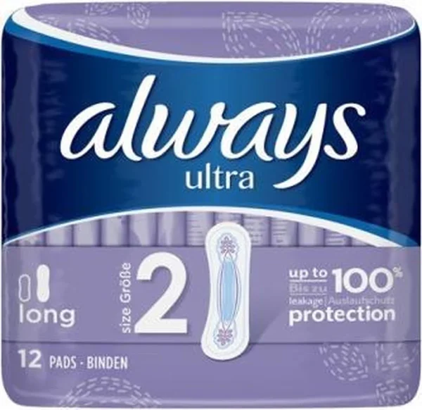 Always Maandverband Ultra Long - instant dry- 12st - 51Dnspod | Smaakvolle damp – Verzendkosten vrij vanaf 40€