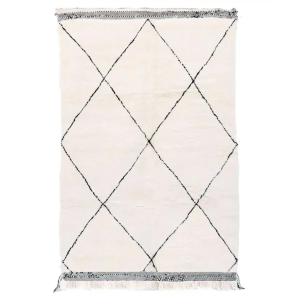 AFK Living vloerkleed Berber - handgemaakt - Wol - 191 x 304 cm - 51Dnspod | Smaakvolle damp – Verzendkosten vrij vanaf 40€