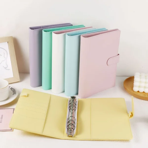 A5 PU lederen binder in macaronkleuren | Planner | DIY fotoalbum en agenda in één - 51Dnspod | Smaakvolle damp – Verzendkosten vrij vanaf 40€