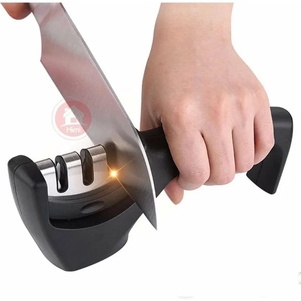 3-Traps - Multifunctioneel Messenslijper - Professioneel Tungsten, Diamant & Keramiek - Precisie, Fijne & Grove Slijping - Antislip & Ergonomisch Design - Zwart - 51Dnspod | Smaak