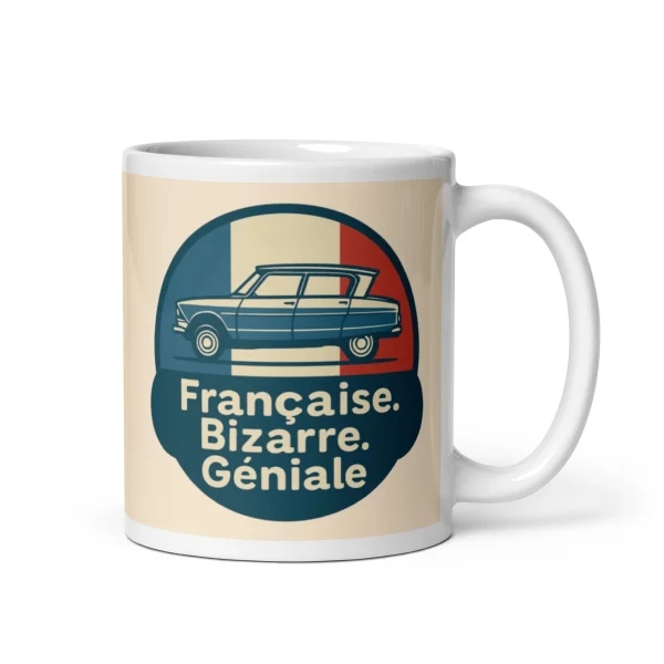 ☕ Française. Bizarre. Géniale. – Mok met een Franse Knipoog - 51Dnspod | Smaakvolle damp – Verzendkosten vrij vanaf 40€