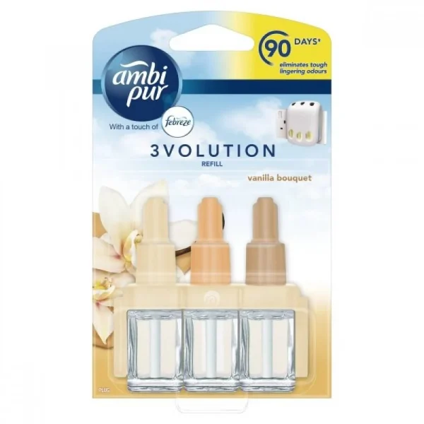 Ambi Pur 3 Volution Navul Vanilla Bouquet - 20 Ml - 51Dnspod | Smaakvolle damp – Verzendkosten vrij vanaf 40€