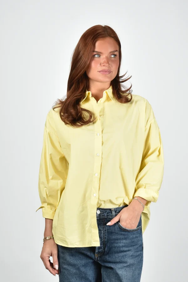 Academia blouse Giorgia 76DT1-122 yellow plain - 51Dnspod | Smaakvolle damp – Verzendkosten vrij vanaf 40€