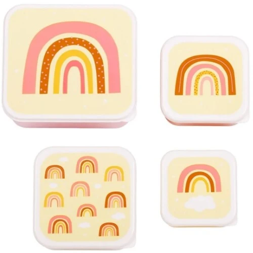a little lovely company lunchbox set - regenbogen - 4st - 51Dnspod | Smaakvolle damp – Verzendkosten vrij vanaf 40€ a little lovely company lunchbox set - regenbogen - 4st - 51Dnspod | Smaakvolle damp – Verzendkosten vrij vanaf 40€