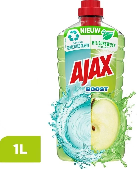 Ajax Boost Azijn & Appel Allesreiniger - 1 ltr. - 51Dnspod | Smaakvolle damp – Verzendkosten vrij vanaf 40€ Ajax Boost Azijn & Appel Allesreiniger - 1 ltr. - 51Dnspod | Smaakvolle damp – Verzendkosten vrij vanaf 40€