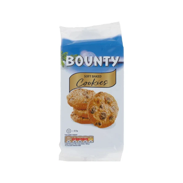 Bounty - Soft Baked Cookies 180g - 51Dnspod | Smaakvolle damp – Verzendkosten vrij vanaf 40€ Bounty - Soft Baked Cookies 180g - 51Dnspod | Smaakvolle damp – Verzendkosten vrij vanaf 40€