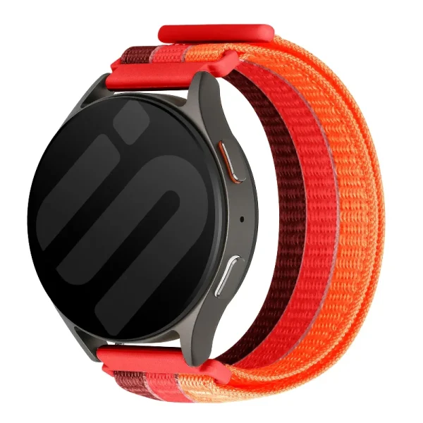 Amazfit Active 2 triple nylon band (rood mix) - 51Dnspod | Smaakvolle damp – Verzendkosten vrij vanaf 40€