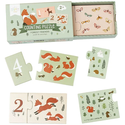 a little lovely company telpuzzel - bosvriendjes - 10x2st - 51Dnspod | Smaakvolle damp – Verzendkosten vrij vanaf 40€