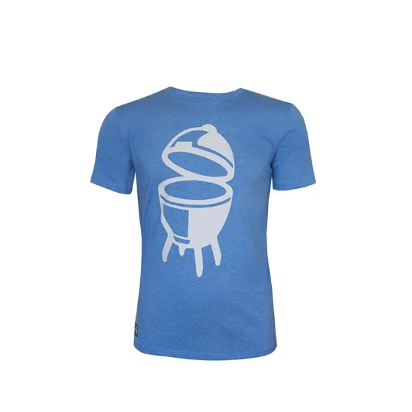 Big Green Egg T-Shirt Light Blue - 51Dnspod | Smaakvolle damp – Verzendkosten vrij vanaf 40€