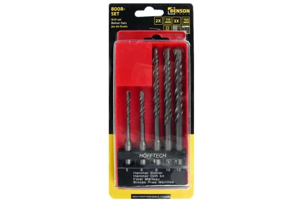 Boorset 5 dlg SDS+ - 51Dnspod | Smaakvolle damp – Verzendkosten vrij vanaf 40€