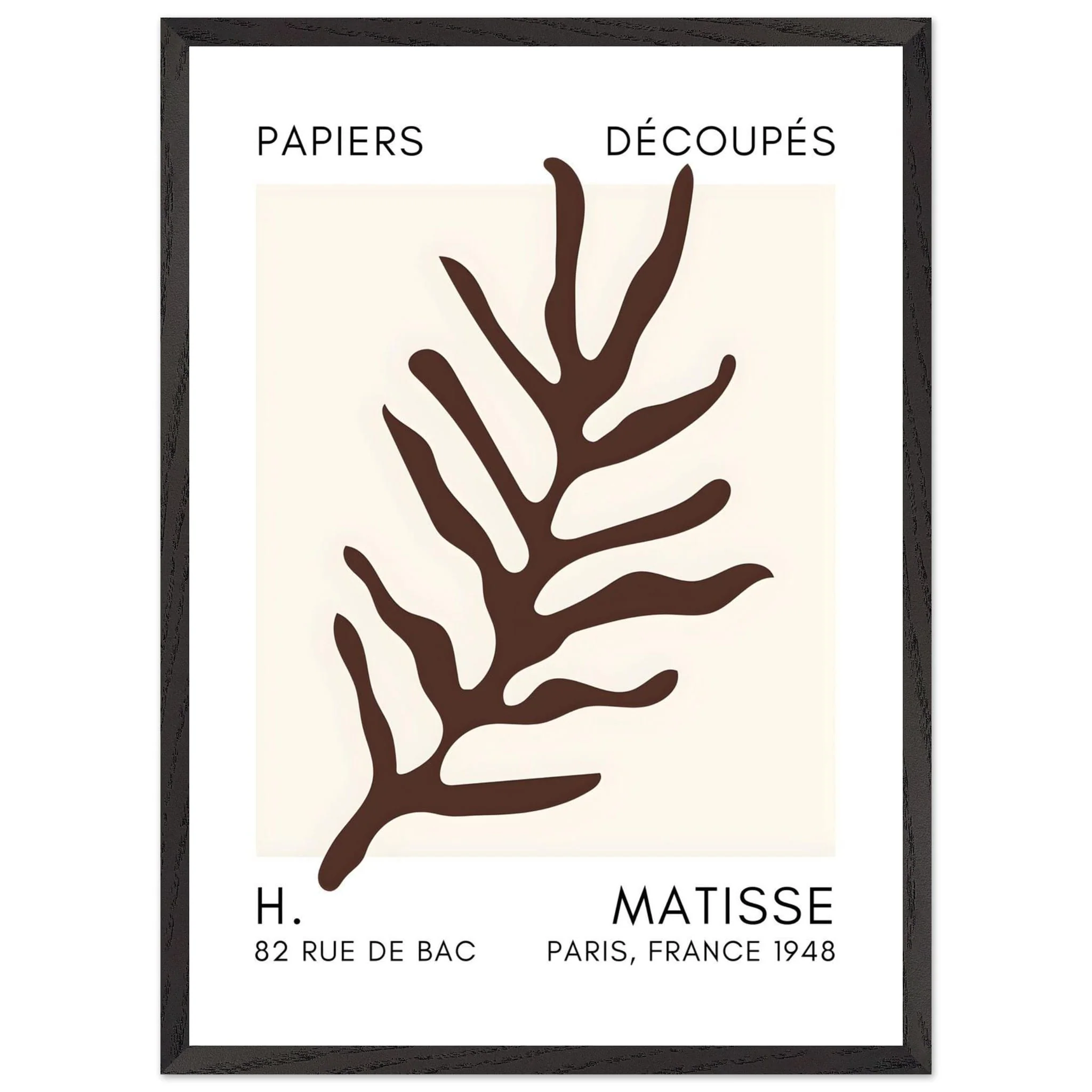 Artfulprints Poster met Lijst Matisse – Ocean flora brown - 50x70 cm - Bruin - 51Dnspod | Smaakvolle damp – Verzendkosten vrij vanaf 40€ Artfulprints Poster met Lijst Matisse – Ocean flora brown - 50x70 cm - Bruin - 51Dnspod | Smaakvolle damp – Verzendkosten vrij vanaf 40€
