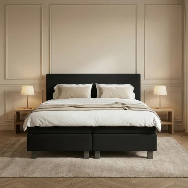 Boxspring Julia Relax - Zwart - 51Dnspod | Smaakvolle damp – Verzendkosten vrij vanaf 40€