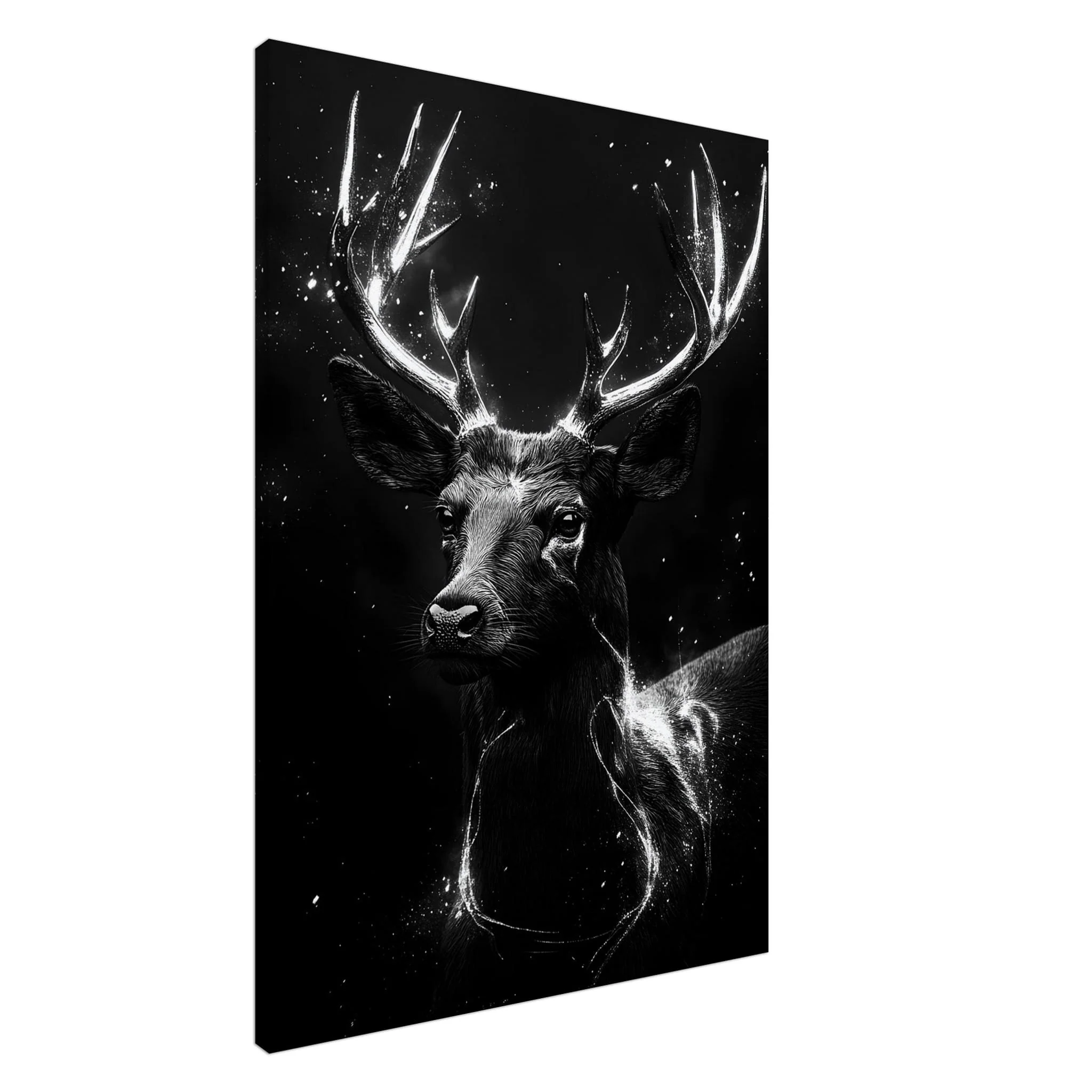 Artfulprints Canvas Deer portrait canvas - 75x100 cm - Zwart / Wit - 51Dnspod | Smaakvolle damp – Verzendkosten vrij vanaf 40€ Artfulprints Canvas Deer portrait canvas - 75x100 cm - Zwart / Wit - 51Dnspod | Smaakvolle damp – Verzendkosten vrij vanaf 40€