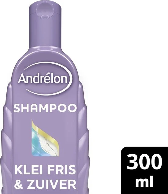 Andrelon Klei Fris & Zuiver Shampoo - 300 ml - 51Dnspod | Smaakvolle damp – Verzendkosten vrij vanaf 40€ Andrelon Klei Fris & Zuiver Shampoo - 300 ml - 51Dnspod | Smaakvolle damp – Verzendkosten vrij vanaf 40€