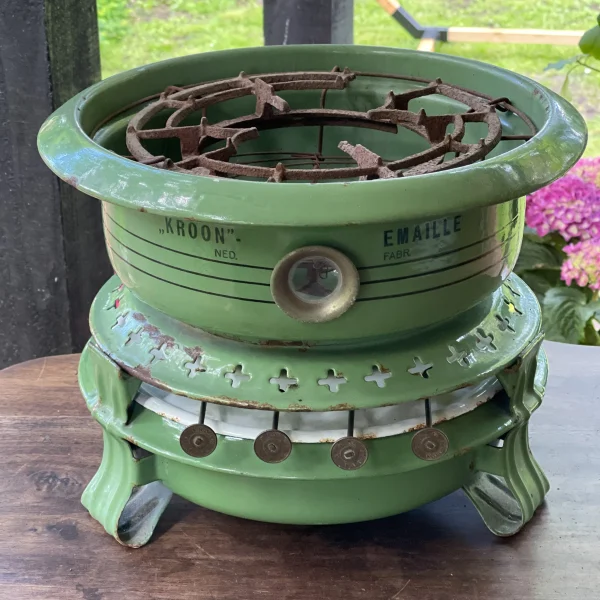 4 Pits Petroleumstel Kroon Nederlandse Emaille Fabriek - 51Dnspod | Smaakvolle damp – Verzendkosten vrij vanaf 40€