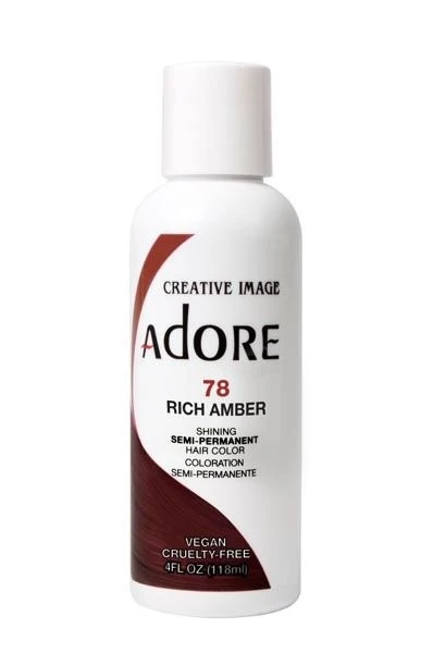 Adore Semi-Permanent Hair Color - Rich Amber 78 118 Ml - 51Dnspod | Smaakvolle damp – Verzendkosten vrij vanaf 40€ Adore Semi-Permanent Hair Color - Rich Amber 78 118 Ml - 51Dnspod | Smaakvolle damp – Verzendkosten vrij vanaf 40€