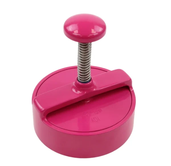 Aluminium Hamburgerpers Roze Ø125mm - 51Dnspod | Smaakvolle damp – Verzendkosten vrij vanaf 40€