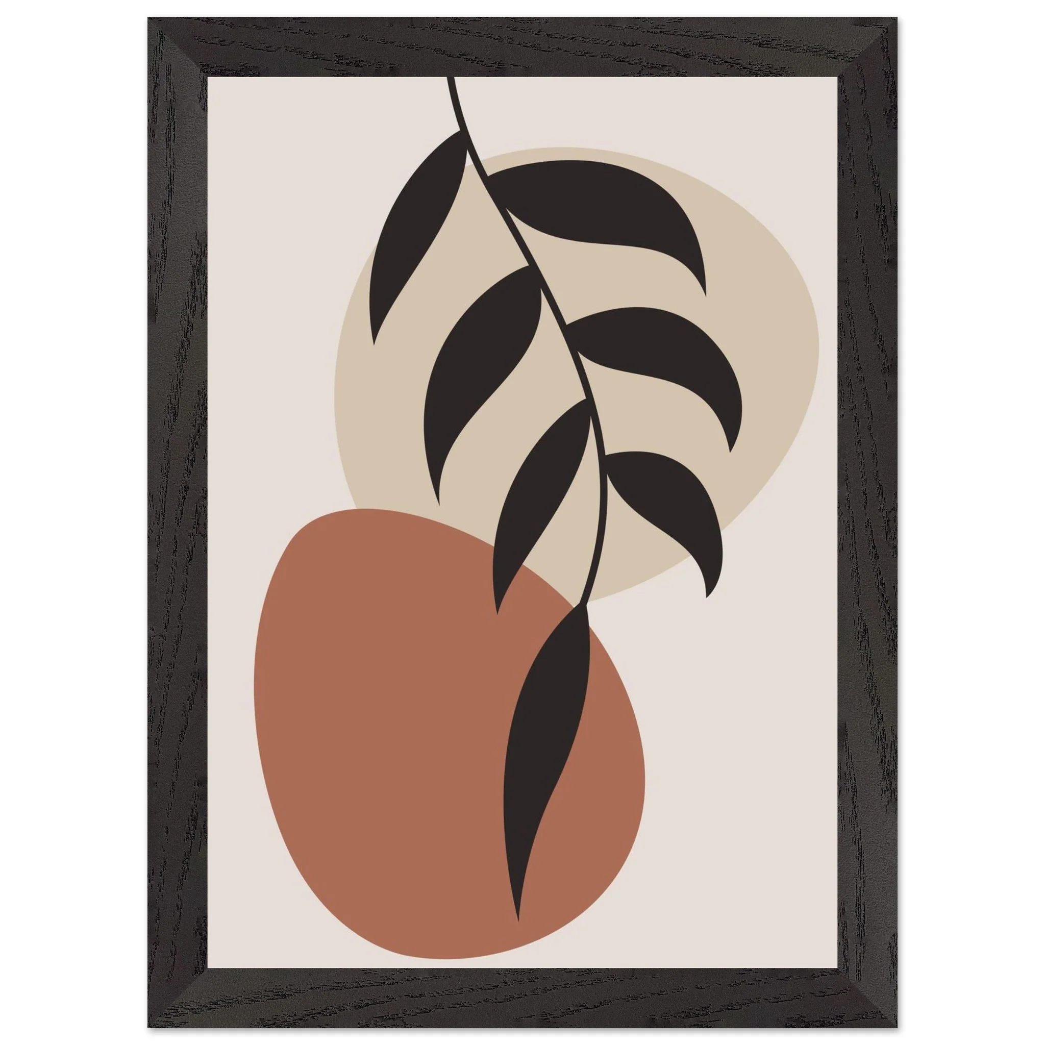 Artfulprints Poster met Lijst Boho - Abstract leaf II - A4 21x29.7 cm - Terracotta - 51Dnspod | Smaakvolle damp – Verzendkosten vrij vanaf 40€ Artfulprints Poster met Lijst Boho - Abstract leaf II - A4 21x29.7 cm - Terracotta - 51Dnspod | Smaakvolle damp – Verzendkosten vrij vanaf 40€