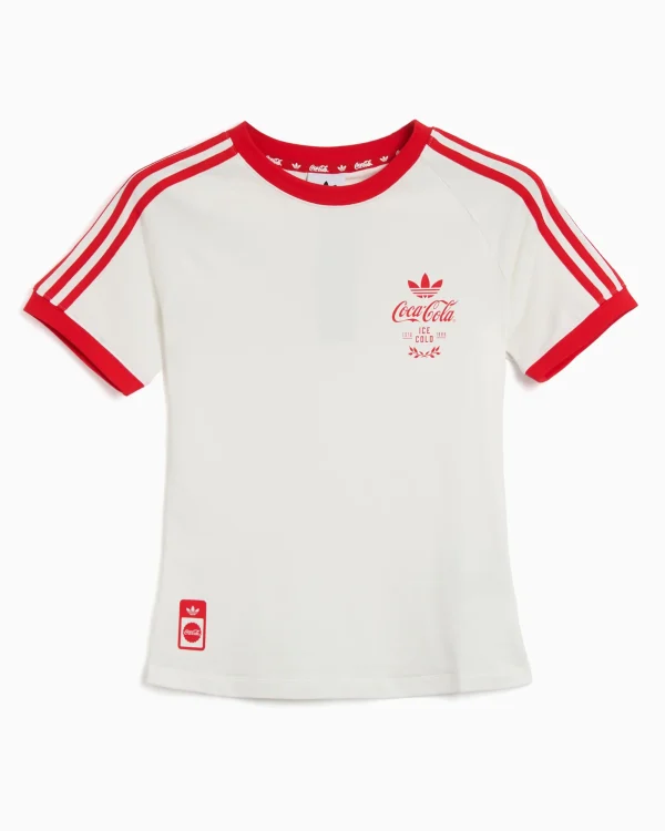 adidas Originals x Coca-Cola 3-Stripes Slim met grafisch T-Shirt voor dames - 51Dnspod | Smaakvolle damp – Verzendkosten vrij vanaf 40€