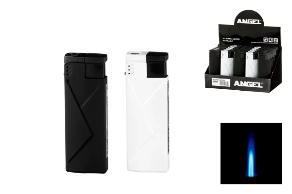 Angel Jetflame with Alu Case, black/white 5 stuks - 51Dnspod | Smaakvolle damp – Verzendkosten vrij vanaf 40€