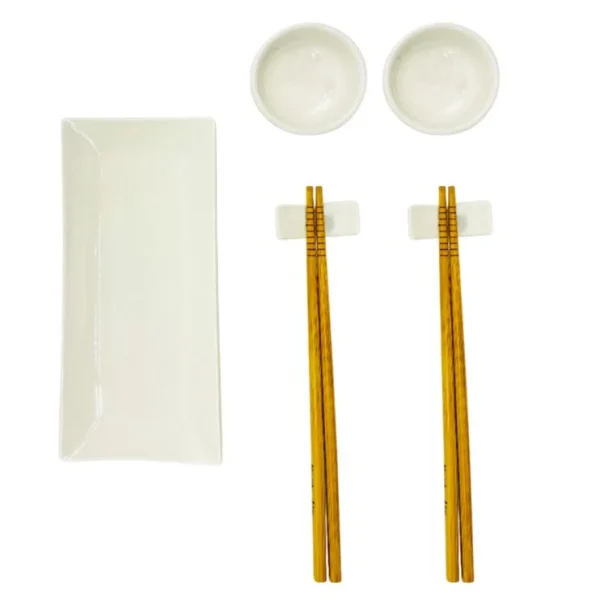 Bestek sushiset wit 7-delig - 51Dnspod | Smaakvolle damp – Verzendkosten vrij vanaf 40€
