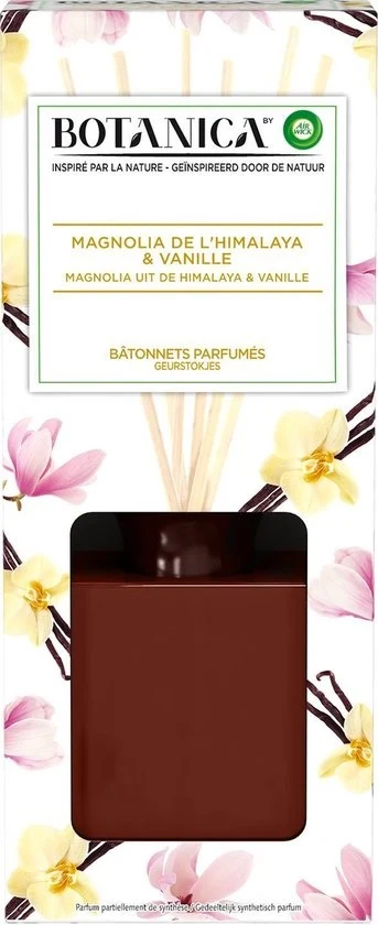 Botanica by Air Wick Geurstokjes Magnolia uit de Himalaya & Vanille - Verpakking beschadigd - 51Dnspod | Smaakvolle damp – Verzendkosten vrij vanaf 40€ Botanica by Air Wick Geurstokjes Magnolia uit de Himalaya & Vanille - Verpakking beschadigd - 51Dnspod | Smaakvolle damp – Verzendkosten vrij vanaf 40€