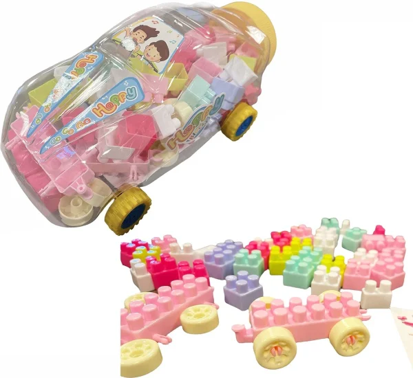 65 stuks Bouwblokjes in auto - blokjes speelgoed - blokken - blocks - 51Dnspod | Smaakvolle damp – Verzendkosten vrij vanaf 40€