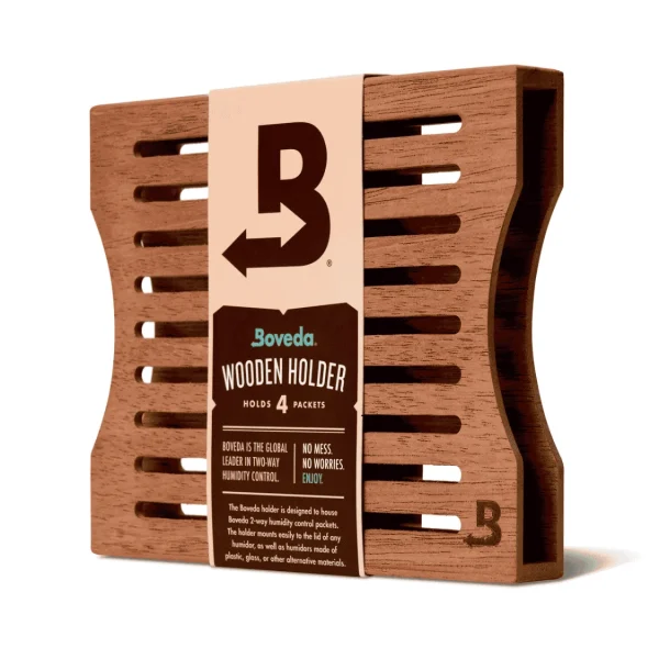 Boveda Houder voor Humidor cederhout – Voor 4 Packs – Inclusief Magneet & Klittenband - 51Dnspod | Smaakvolle damp – Verzendkosten vrij vanaf 40€