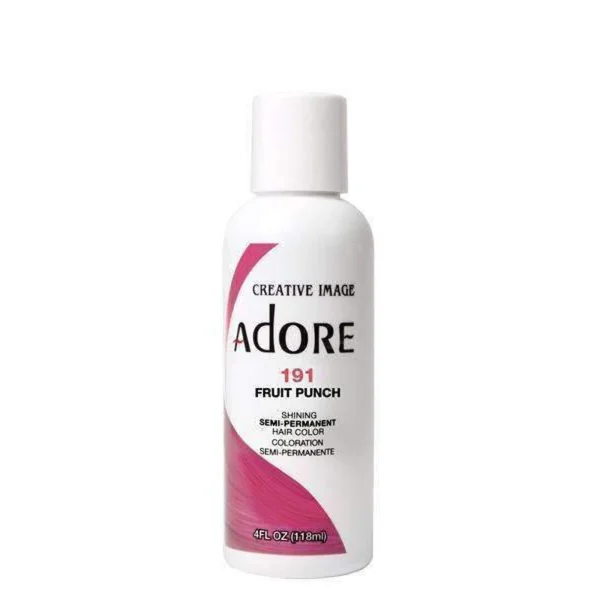 Adore Semi-Permanent Hair Color - Fruit Punch 191 118ml - 51Dnspod | Smaakvolle damp – Verzendkosten vrij vanaf 40€