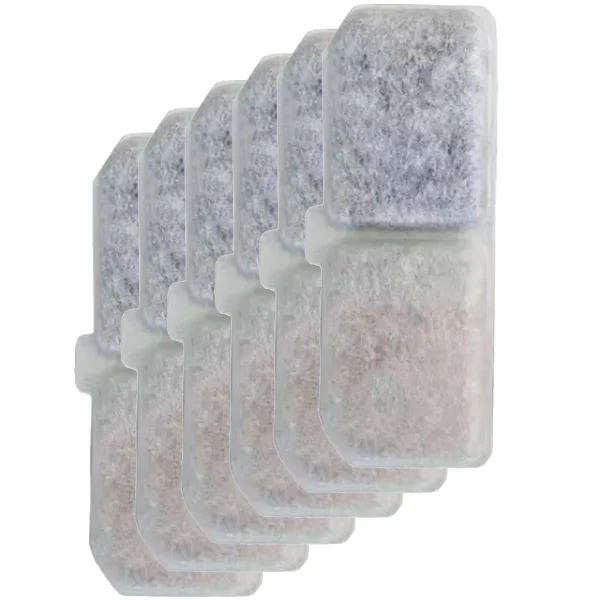 6 Stuks Filters | Luxe Drinkfontein Kat & Hond XL | Zwart - 51Dnspod | Smaakvolle damp – Verzendkosten vrij vanaf 40€